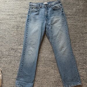 Zara womens Straight Blue Jeans